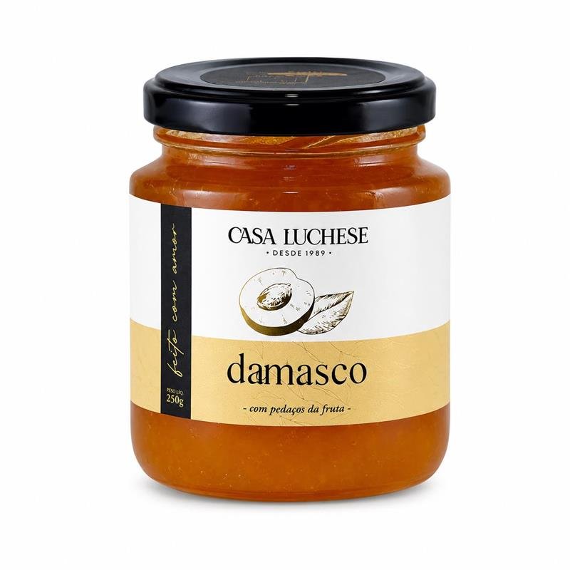 Foto de Doce de Damasco Premium Casa Luchese 250G