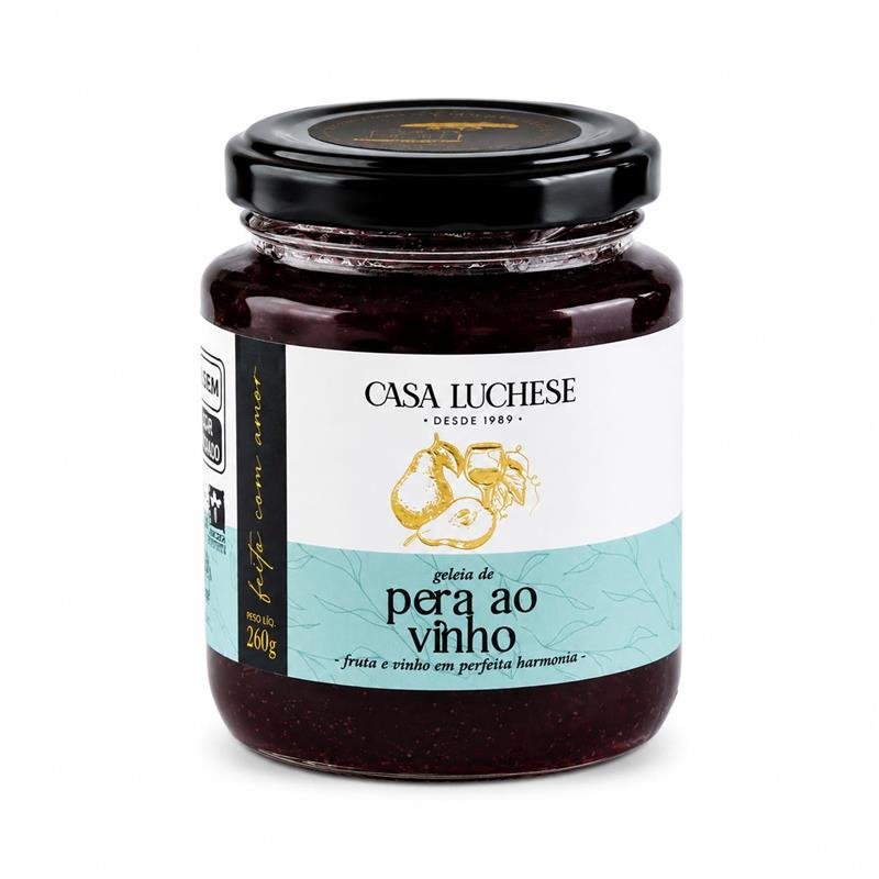 Foto de Geleia de Pera Ao Vinho Casa Luchese 260G