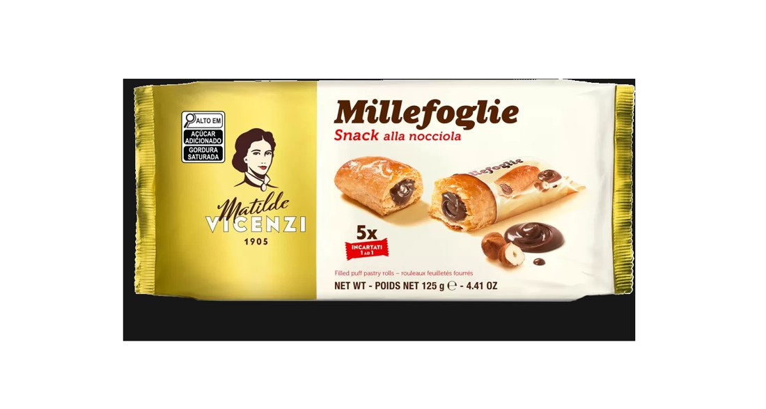 Foto de Biscoito Folhado Creme de Avelã Matilde Vicenzi