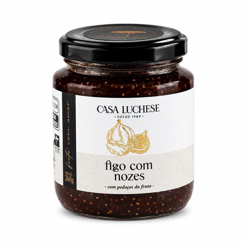 Foto de Doce de Figo com Nozes Casa Luchese 280G
