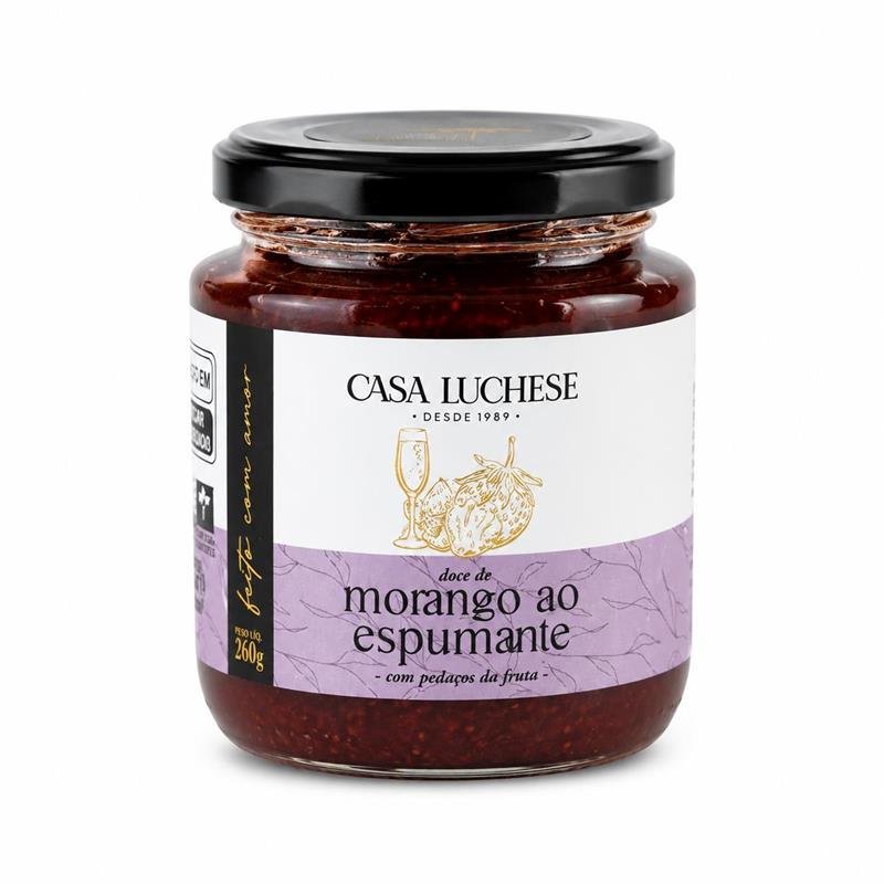 Foto de Doce de Morango com Espumante Casa Luchese 260G